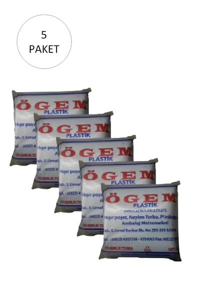 Bakkaliye Naylon Torba Yarımlık 14x27 cm 1 kg 5 Paket (Takriben 1,800 Adet) ürün görseli 1