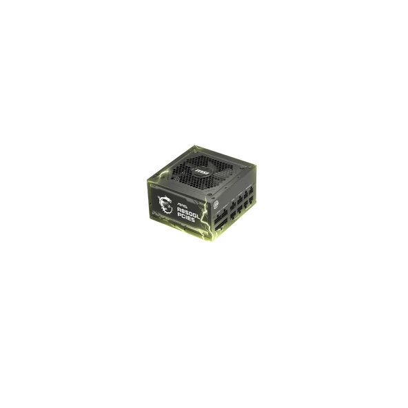MSI 850W 80+ GOLD A850GL PCIE 5.0 Tam Modüler Power Supply Beyaz ürün görseli 1