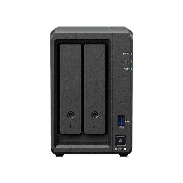 SYNOLOGY 2diskli Ryzen 1600-20GB RAM-2.5GbE Nas Server DS725 PLUS (9662) ürün görseli 1