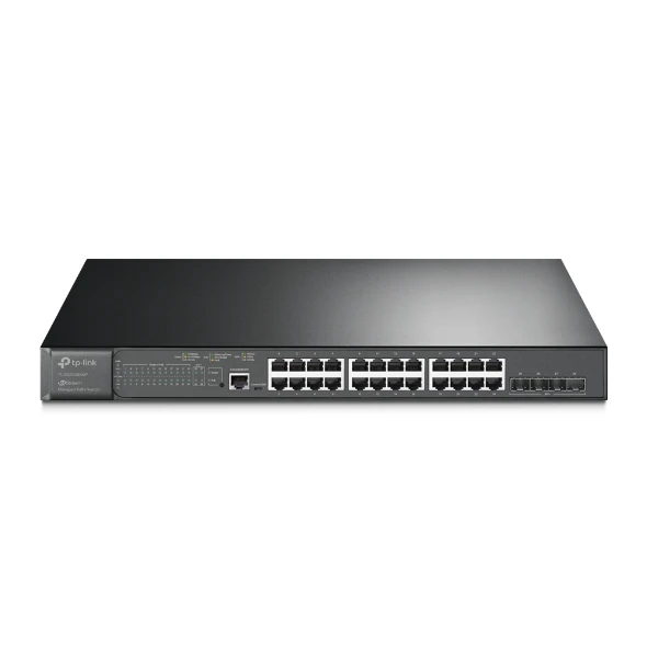 TP-LINK 24port PoE 384w 4-SFP 10GE / Gigabit Yönetilebilir Switch TL-SG3428XMP ürün görseli 1