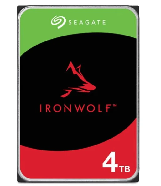 SEAGATE 4TB 3.5" IRONWOLF ST4000VN006 5400RPM 256MB SATA-3 Nas Diski ürün görseli 1
