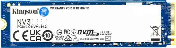 KINGSTON 500GB SNV3S/500G 5000- 3000MB/s M2 NVME Disk ürün görseli 1