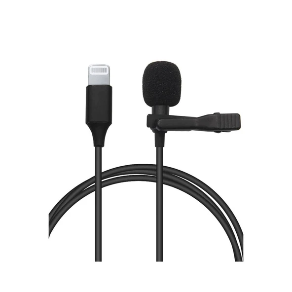 Lightning 2 Metre Double Mikrofon - Siyah ürün görseli 1