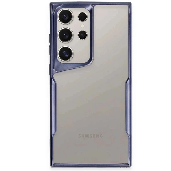 Samsung Galaxy S25 Ultra Kılıf Boyi Silikon Kapak - Lacivert ürün görseli 1