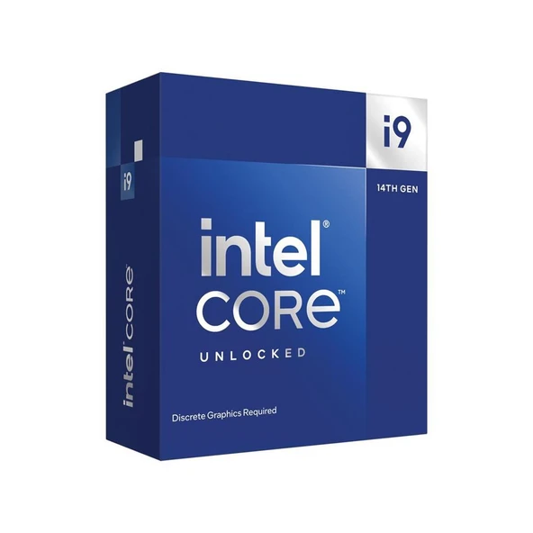 INTEL CORE i9 14900KF 68MB 24çekirdekli VGA YOK 1700p 125w Kutulu+Fansız ürün görseli 1