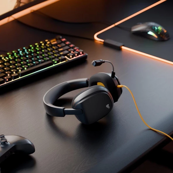 Glorious GHS Eternal Multi Platform Gaming Kulaklık-Siyah - Resim 8