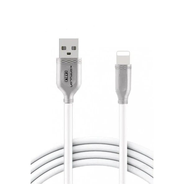 S48 Lightning Kablo İphone Uyumlu 1m 3a - Beyaz ürün görseli 1