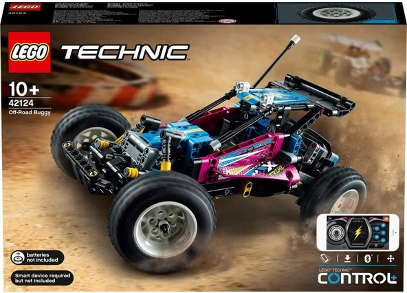 LEGO 42124 Technic Arazi Jipi Uygulama Kumandalı Retro Jip ürün görseli 1