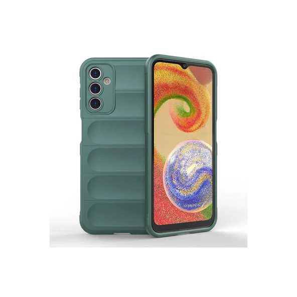 Samsung Galaxy A14 4g Kılıf Optimum Silikon - Koyu Yeşil ürün görseli 1