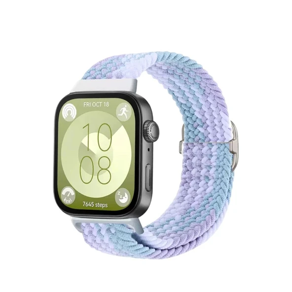 Huawei Fit 4  Kordon (saat Değildir) - Lila-beyaz ürün görseli 1