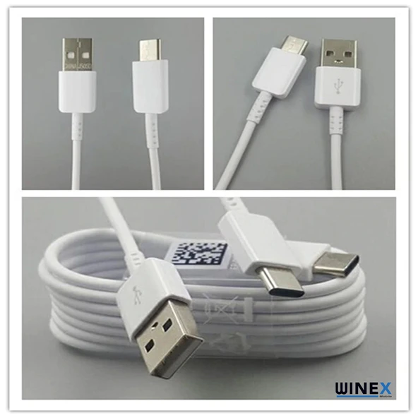 Winex DG970BBE UsbA to Type-C Data ve Şarj Kablosu Beyaz - Resim 4