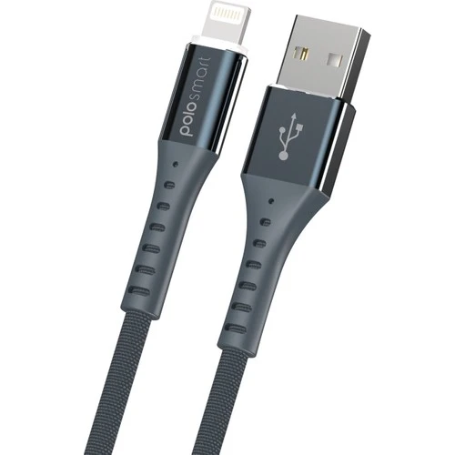 Polosmart PSM25 Apple Uyumlu Lightning Led Aydınlatmalı Şarj ve Data Kablosu 2.1A ürün görseli 1