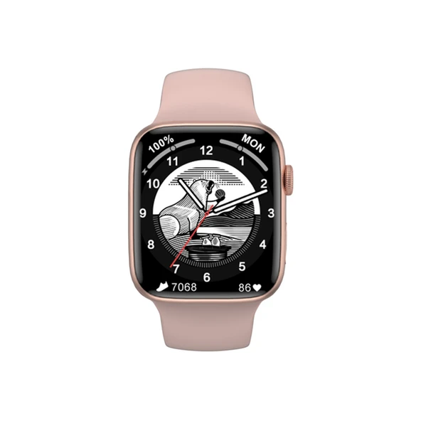 Winex Watch 7 Series FullSecreen NO1 Android İos Uyumlu Akıllı Saat Gold Rose ürün görseli 1