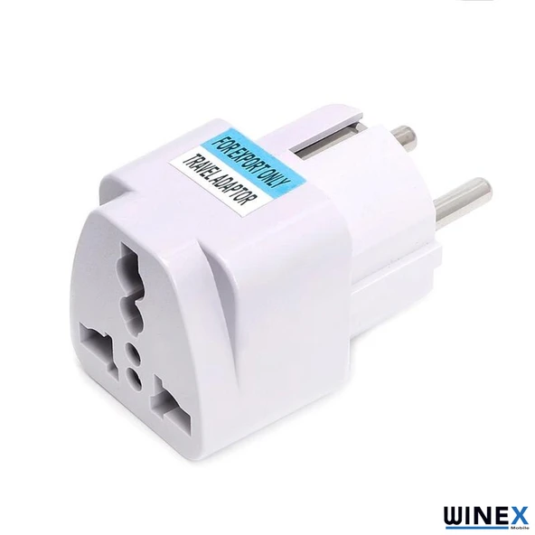 Winex Üniversal Türk Priz Çevirici Adaptör - Resim 2