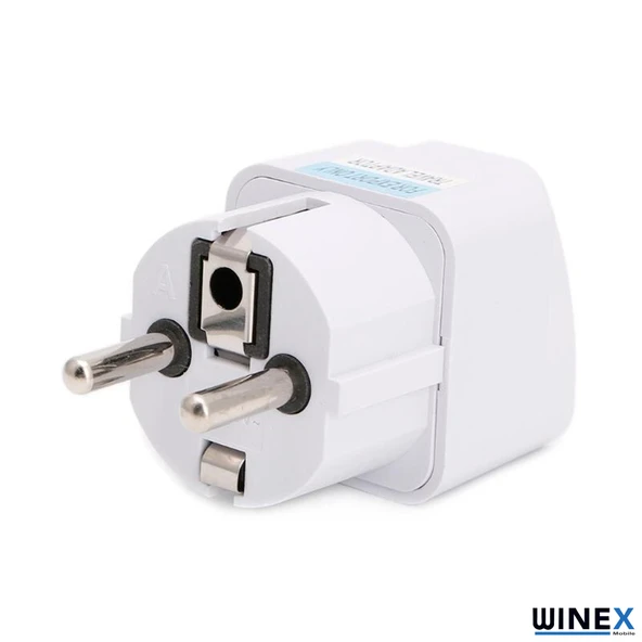 Winex Üniversal Türk Priz Çevirici Adaptör - Resim 4