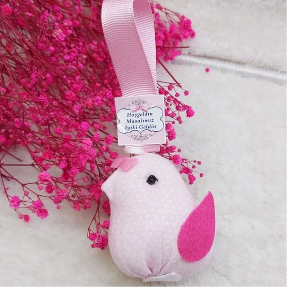Peluş Kuş Kız Bebek Doğum Hediyelik(30 Adet) ürün görseli 1