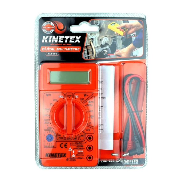 DİJİTAL MULTİMETRE KTX-659 (5224) ürün görseli 1