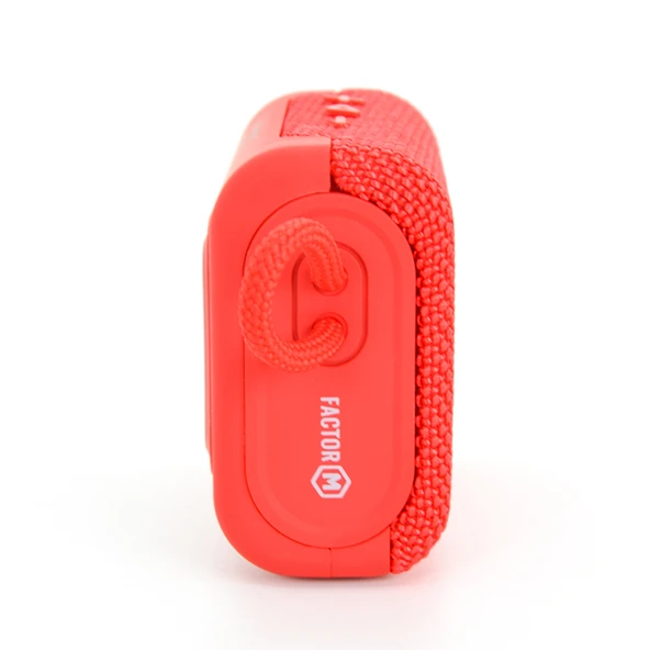 Factor M BTS01 Taşınabilir Bluetooth Hoparlör Kırmızı - Resim 4