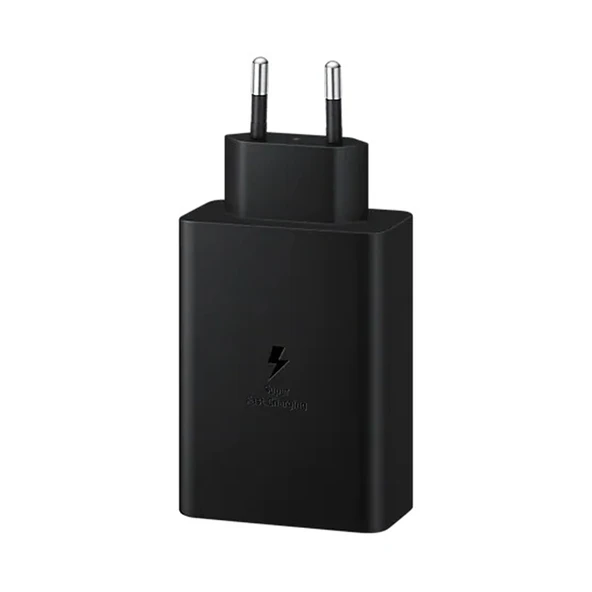 Samsung 3in1 Trio 65W 2xPD+UsbA Ev Tipi Şarj Aleti 3 Çıkışlı EP-T6530NBEGWW Samsung Türkiye Garantili ürün görseli 1