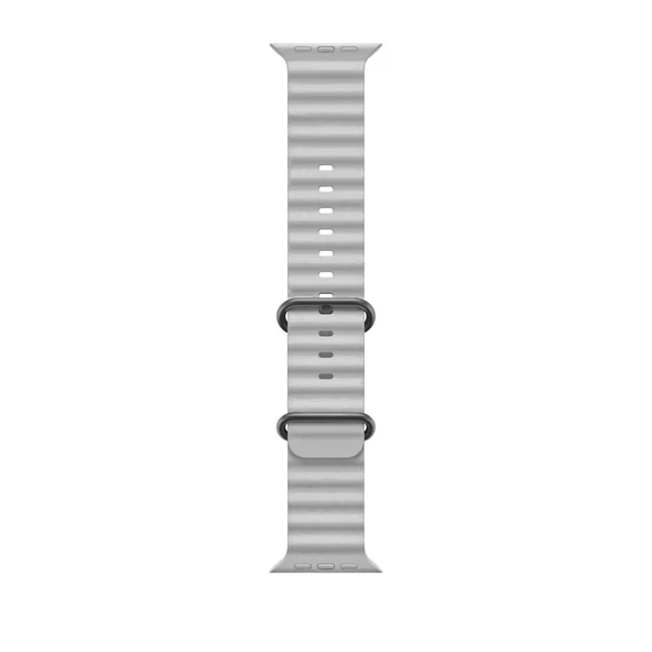 Winex 42-49mm Yeni Nesil Apple Uyumlu Akıllı Saat Kordonu Silikon Gri ürün görseli 1