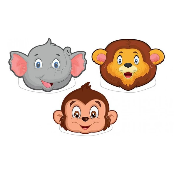 Safari Maske 6'lı ürün görseli 1