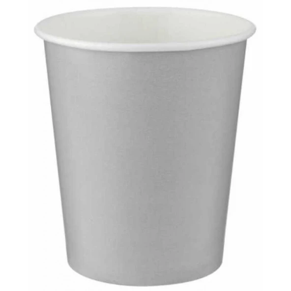 Bardak Karton Gümüş 8 Oz 8'lı Yen ürün görseli 1