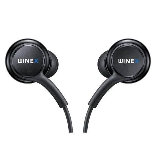 Winex AKG Type-C Mikrofonlu Kablolu Kulaklık Siyah ürün görseli 1