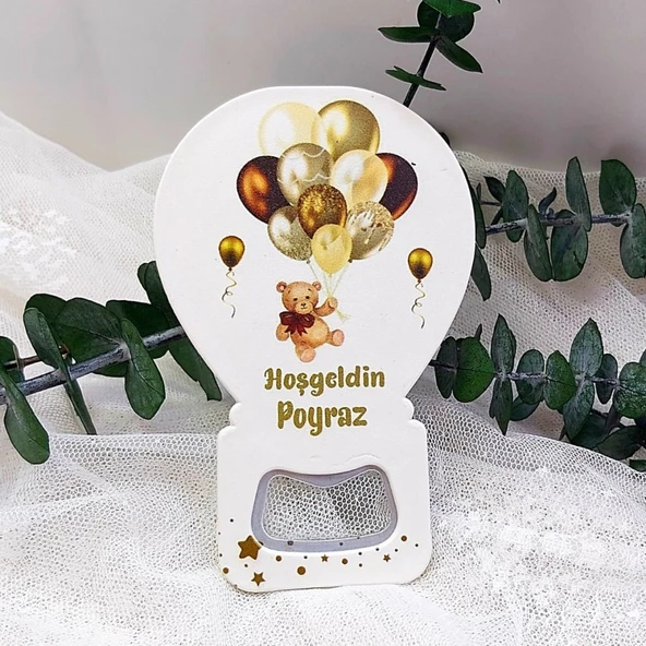 Uçan Balonlu Ayıcık Bebek Magnet(30 Adet) ürün görseli 1