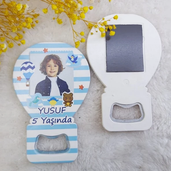 1 Yaş Resimli Balon Açacak Doğum Günü Magnet Hdbl13(15 Adet) ürün görseli 1