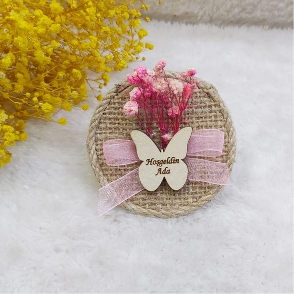 Kız Bebek Magnet Hasır Tabla Magnet(30 Adet) ürün görseli 1
