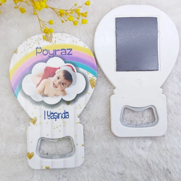 Gökkuşağı Balon Açacak Doğum Günü Magnet Hdbl10x(15 Adet) ürün görseli 1