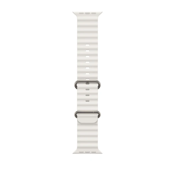 Winex 42-49mm Yeni Nesil Apple Uyumlu Akıllı Saat Kordonu Silikon Beyaz ürün görseli 1