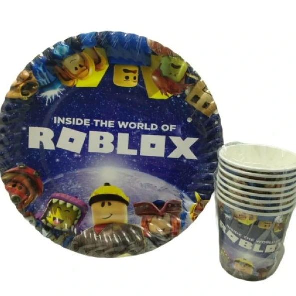Roblox Tabak Bardak Set 8 Kişilik ürün görseli 1