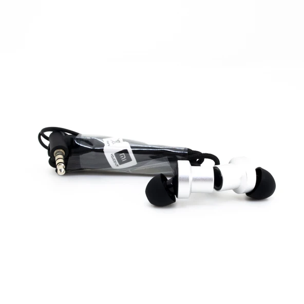 Winex 3.5mm Jack Girişli Mıknatıslı Metal Mikrofonlu Kablolu Kulakiçi Kulaklık Gri ürün görseli 1