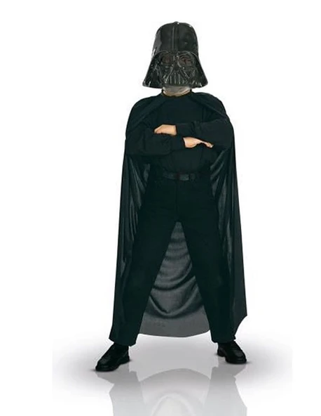 Çocuk Boy Darth Vader Maskesi ve Pelerin Seti - Resim 4
