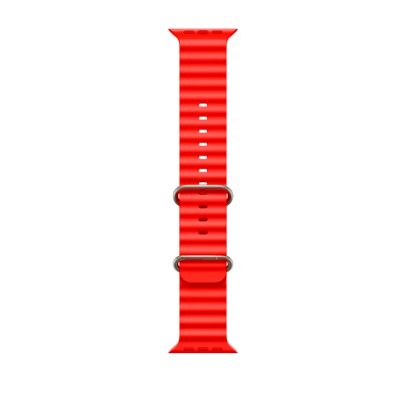 Winex 42-49mm Yeni Nesil Apple Uyumlu Akıllı Saat Kordonu Silikon Kırmızı ürün görseli 1