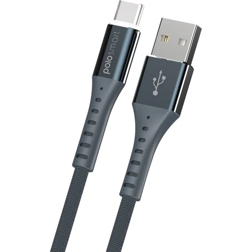 Polosmart PSM26 Type-C 2.4A Led Aydınlatmalı Hızlı Şarj ve Data Kablosu ürün görseli 1