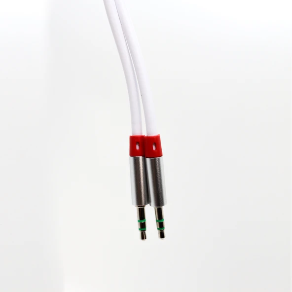 Winex AX42 Gfz 3.5mm Aux to Aux Kablo 1m Beyaz ürün görseli 1