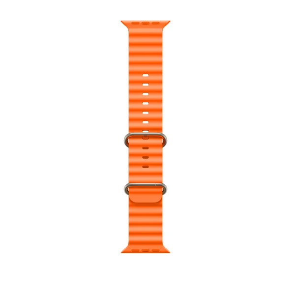 Winex 42-49mm Yeni Nesil Apple Uyumlu Akıllı Saat Kordonu Silikon Turuncu ürün görseli 1