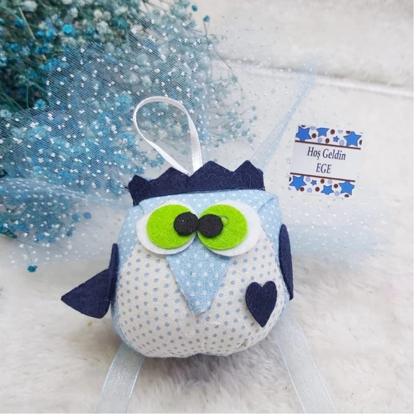 Peluş Baykuş Erkek Bebek Hediyelik(30 Adet) ürün görseli 1