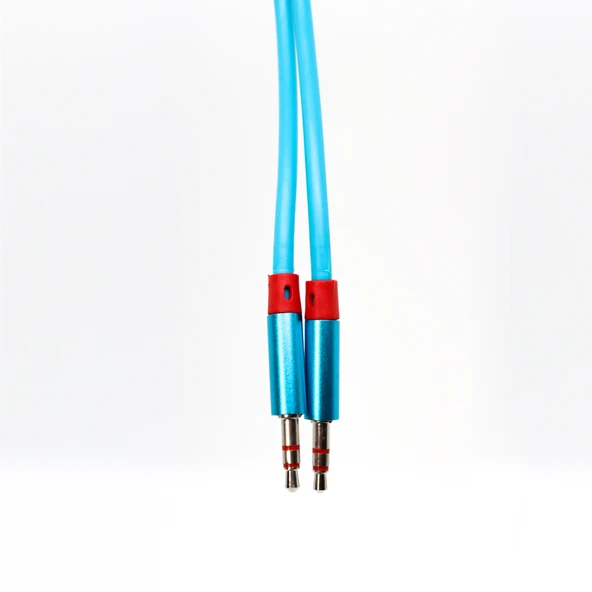 Winex AX42 Gfz 3.5mm Aux to Aux Kablo 1m Mavi ürün görseli 1
