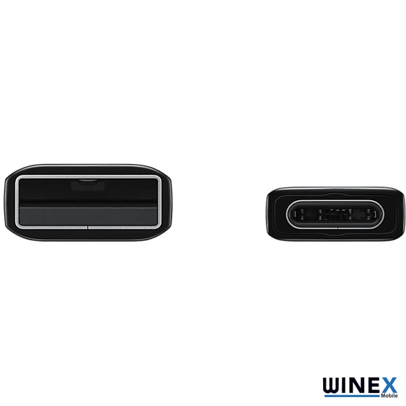 Winex DN930 USBA to Type-C Data ve Şarj Kablosu Siyah - Resim 3