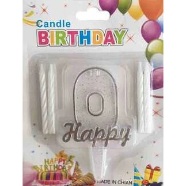 Mum 0 Yaş Happy Yazılı Gümüş -1 ürün görseli 1