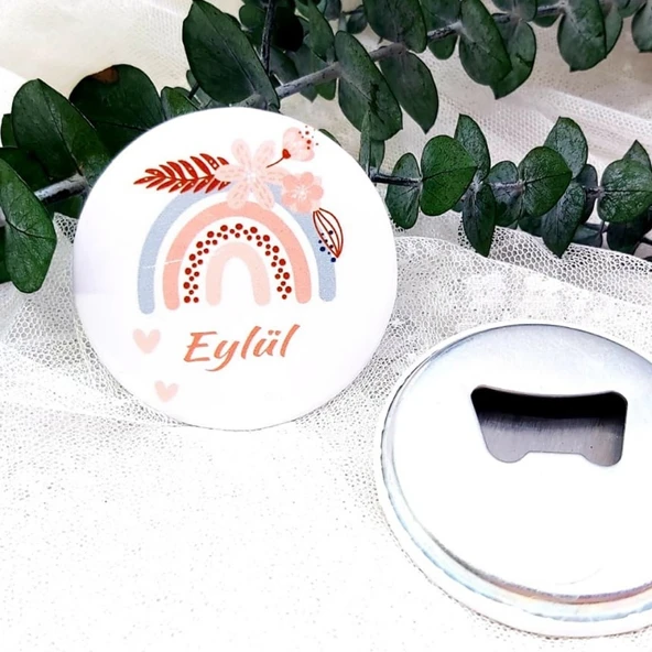 Gokkuşak Baskılı Kız Bebek Açacak Magnet Hediyelik(15 Adet) ürün görseli 1