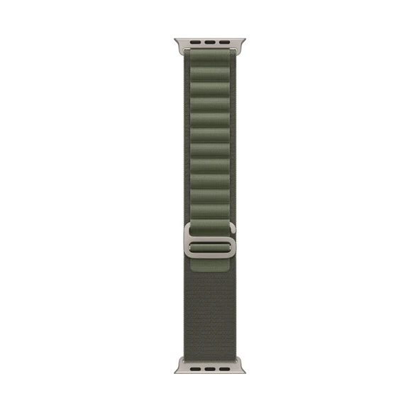 ScHitec 42-44mm Yeni Nesil Apple Uyumlu Akıllı Saat Kordonu Hasır Kancalı Yeşil ürün görseli 1