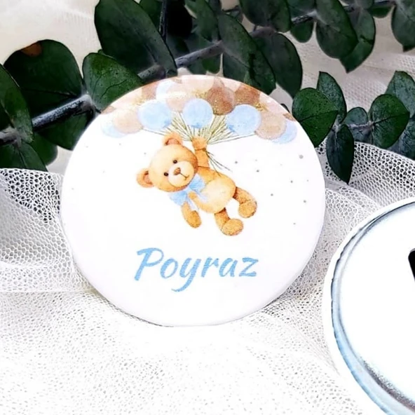 Balonlu Ayıcık Yenidoğan Açacak Magnet(15 Adet) ürün görseli 1