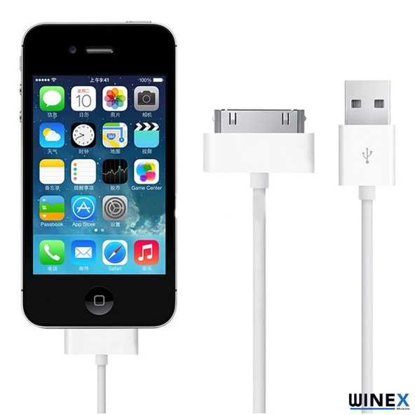 Winex İphone 3 / 4 / 4S Data ve Şarj Kablosu - Resim 4