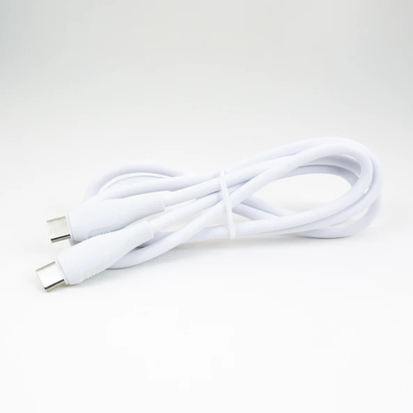 Winex CA120 PD20W 3A Type-C to Type-C Data ve Hızlı Şarj Kablosu Beyaz ürün görseli 1