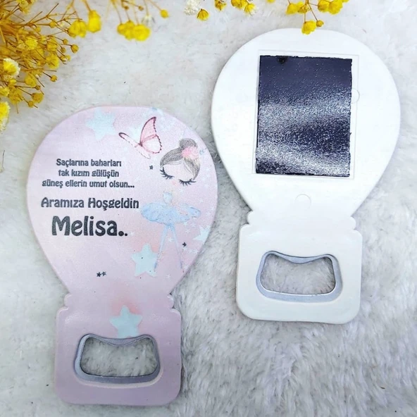 Balerin Bebek Mevlüdü Hediyelik Magnetler Balon Açacak Hdbl35(30 Adet) ürün görseli 1