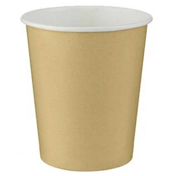 Bardak Karton Altın 8 Oz 8'lı Yen ürün görseli 1